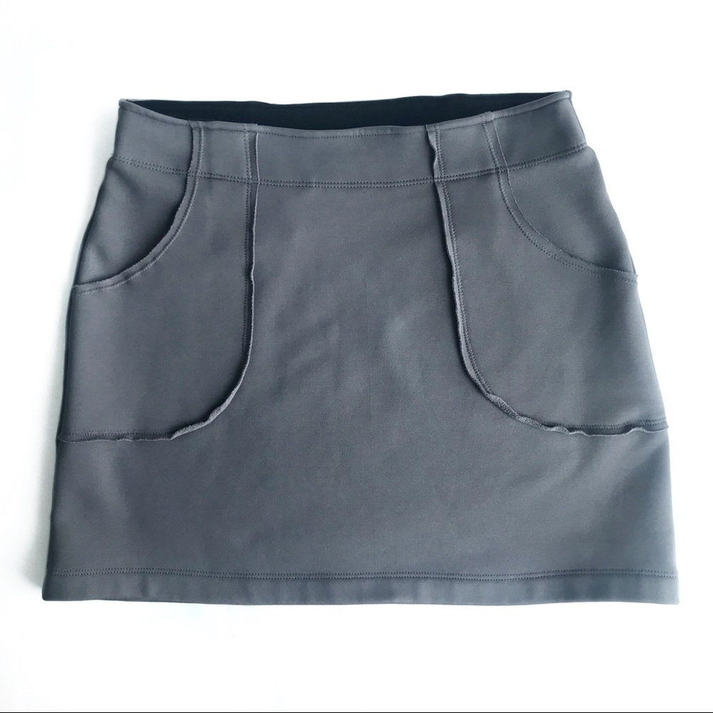 Athleta Gray Fleece Skirt XS  Athliesure Tennis - Picture 2 of 8